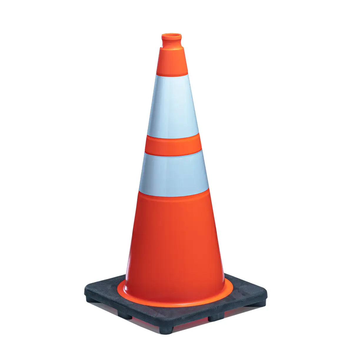 Trafficor CO1 - 28" 7lb Widebody Traffic Cone with Double Hi-Intensity Reflective Collars